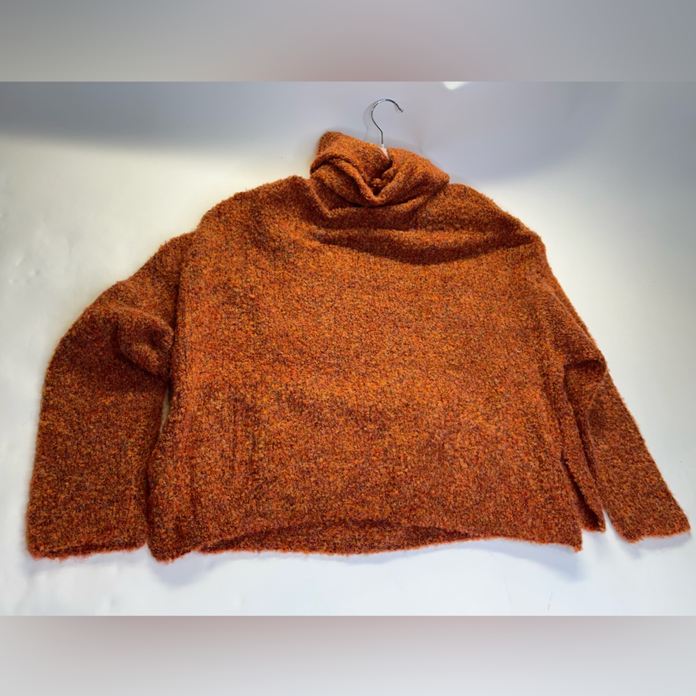 Newbury Kustom Cowl Neck Oversized Cropped Sweater M L - Picture 6 of 11